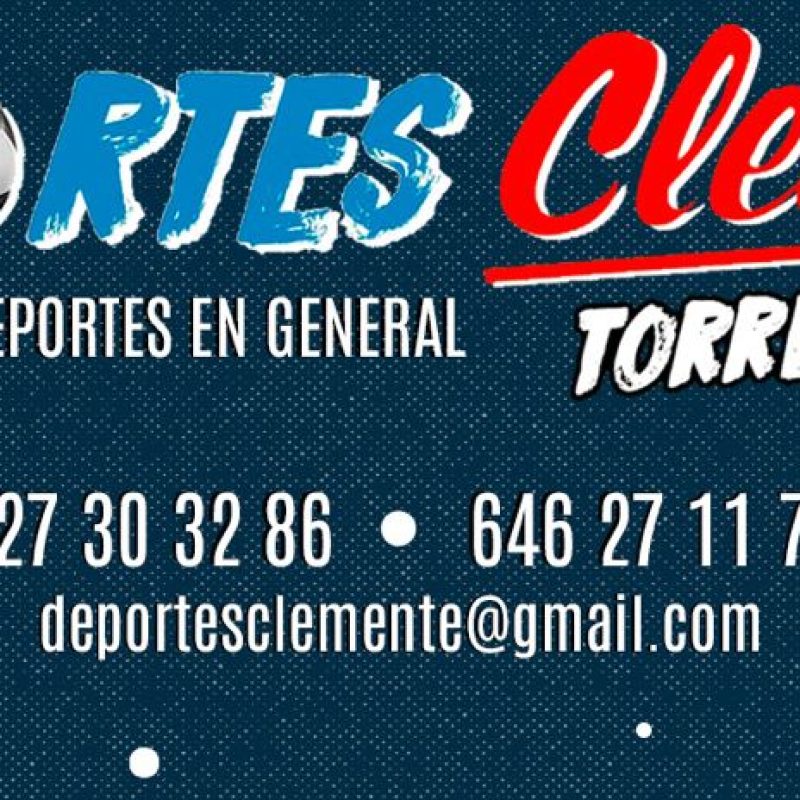 Logo Deportes Clemente Torrejoncillo Cáceres artículos deportivos pesca desde 1984